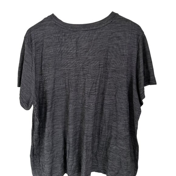 Bombas Gray Merino Wool & Tencel Blend T-Shirt 2X - Picture 5 of 5
